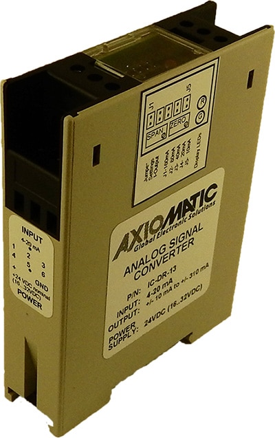 4-20mA to Bipolar Current (10-310mA) Converter, DIN Rail Mount