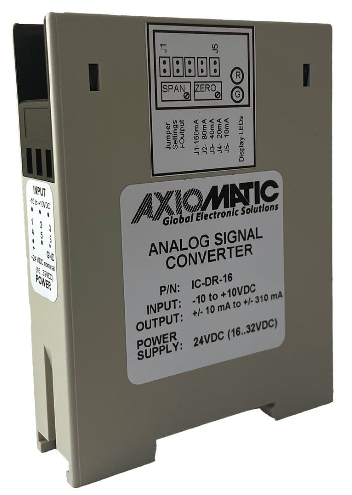 Voltage to Bipolar Current Converters, DIN Rail Mount