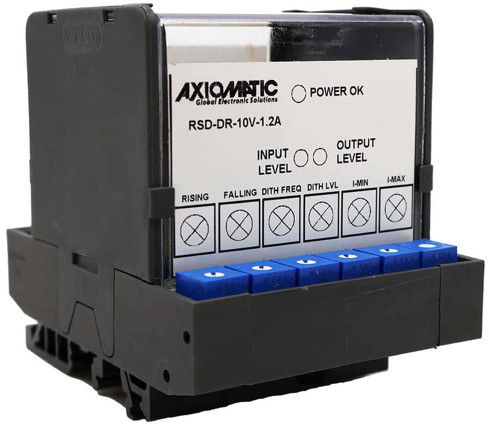 RSD-DR-10V-2A, 10V, 2A Remote Mount Solenoid Driver, DIN Rail Mount