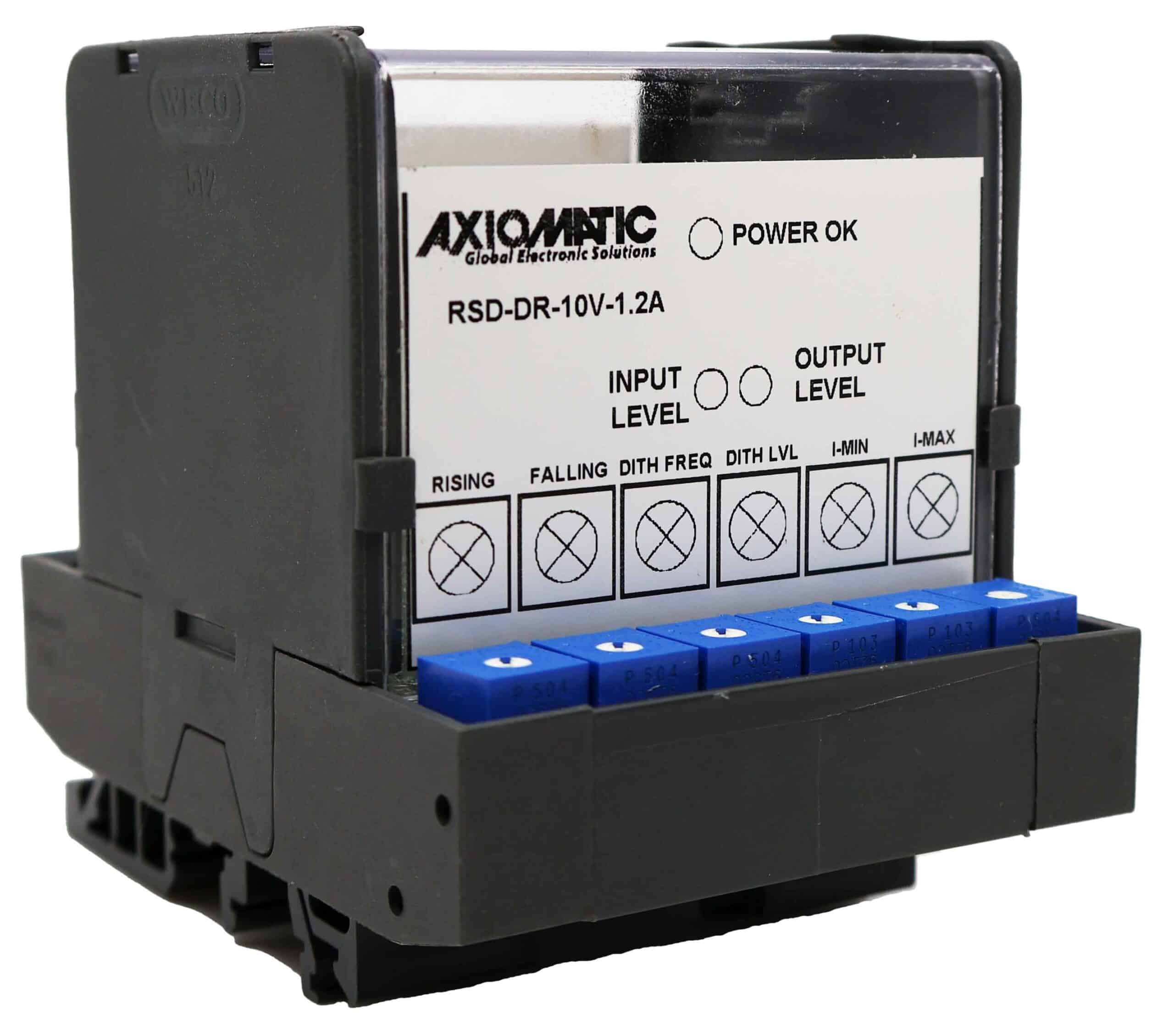 RSD-DR-10V-2A, 10V, 2A Remote Mount Solenoid Driver, DIN Rail Mount