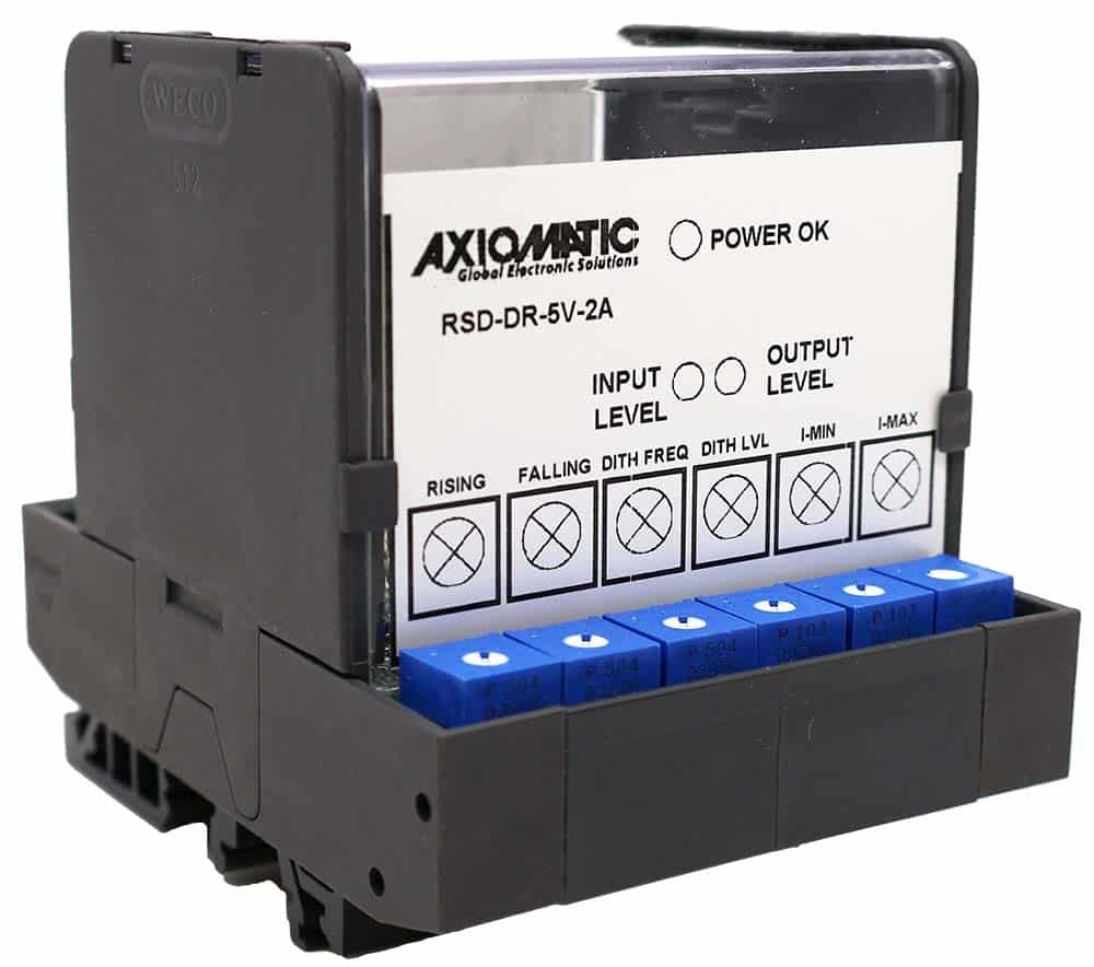 Remote Mount Solenoid Driver (0-5 Vdc/0-20 mA/10 K Potentiometer Input)