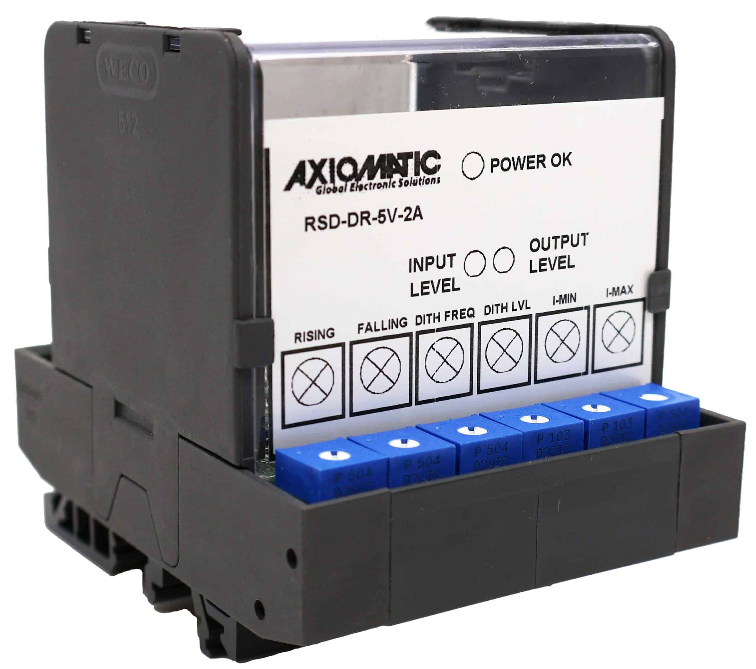Remote Mount Solenoid Driver (0-5 Vdc/0-20 mA/10 K Potentiometer Input)