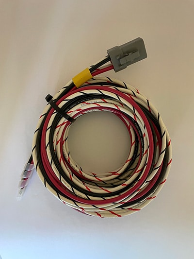 Wire Harness, DTP06-4S Assembly, 4 meters, 12 AWG, Unterminated Cable